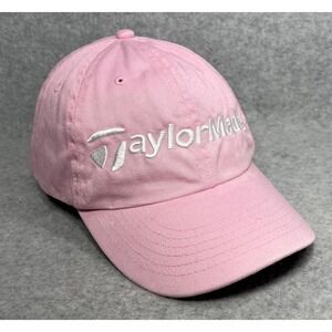 TaylorMade Pink Hat Cap Strap‎ Back Womens One Size Golf Embroidered TMax Gear
